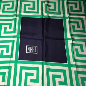 RARE Norman Norell Vintage 100% Silk Scarf